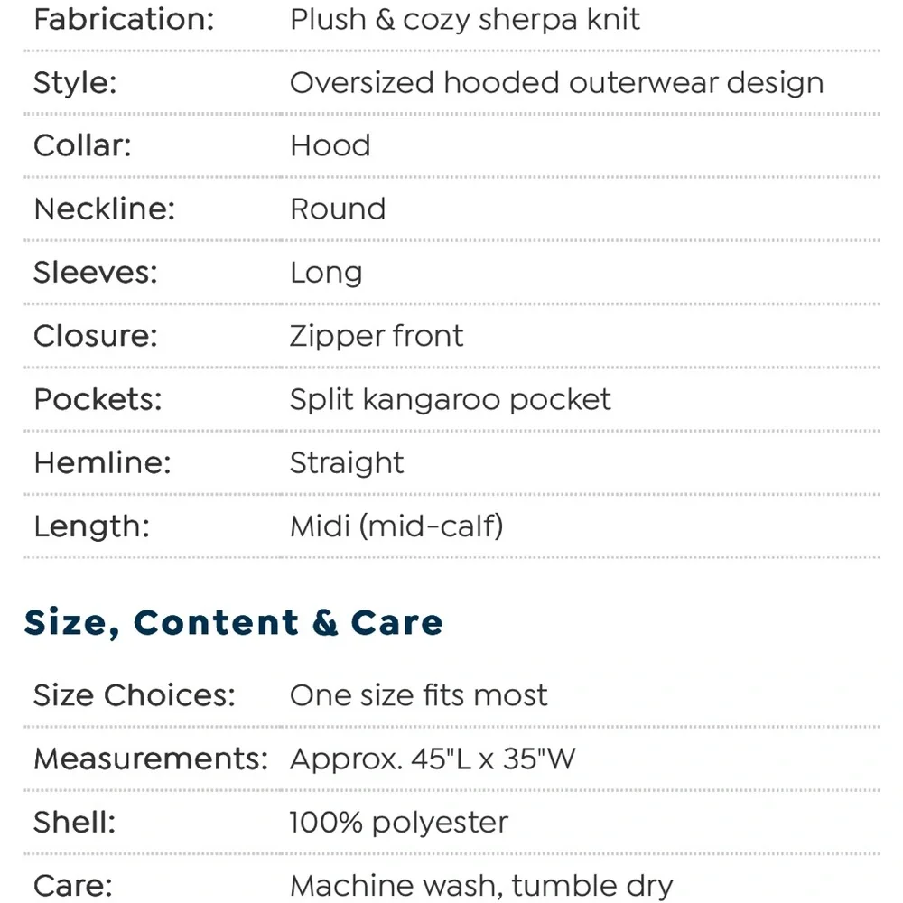 Oversized Hoodie Blanket/ Snuggie HSN - Picture 6 of 6